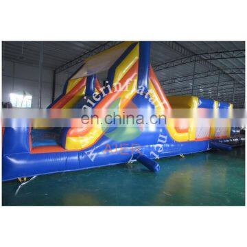 Orange Inflatable Obstacle Course