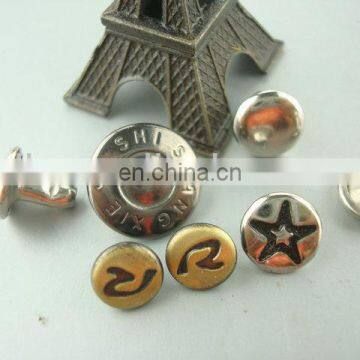 hot sale fashion metal rivet studs for garment