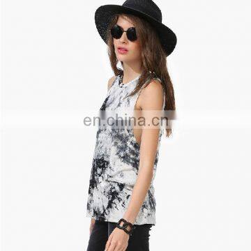T-WV508 Fashion 2016 New Products Tie Dye Singlets Tank Tops Women photo-2