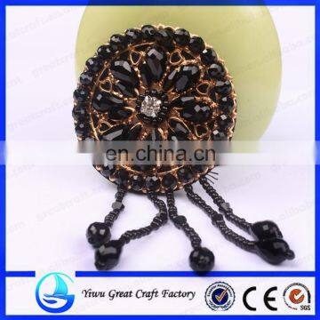 Wholesale fashion shoes flowers supply iron beads tassel sandals