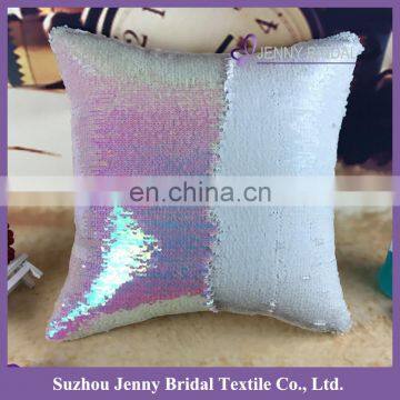 SQP022Q embroidered sequin fabric 3d car seat cushion cover embroidery design