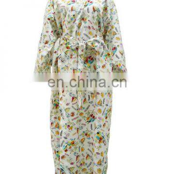 Chinavictor Cheap 100% Cotton Girls Adult One Size Japanese Peignoir