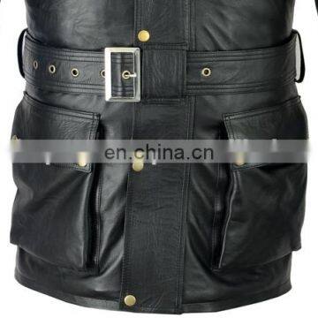 Top Quality Genuine Cow Hide Super Soft Leather Motorcycle Jacket photo-3