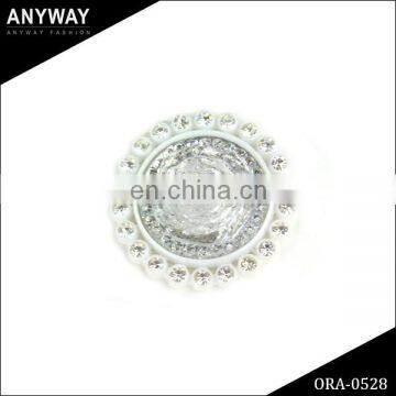 plastic rhinestone button for wedding invitation