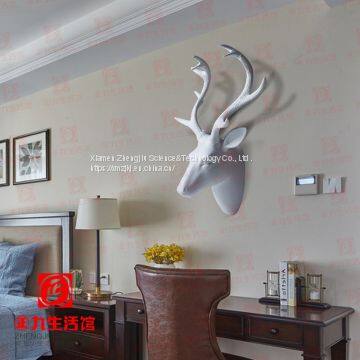 Creative Nordic Style Retro Simulation Animal Deer Head Wall Hanging Decorations Indoor Crafts Decoration Wholesale Market photo-3