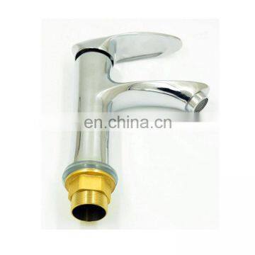 Single handle durable zinc deck mounted basin mixer, basin faucet