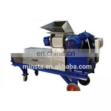 apple orange grape juice screw press extractor machine