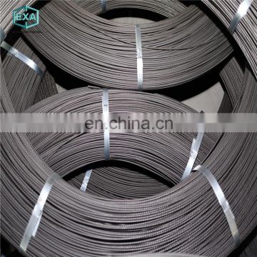 1570MPa 1670Mpa 5.0mm 6.0mm high carbon low relaxation Spiral PC Steel Wire