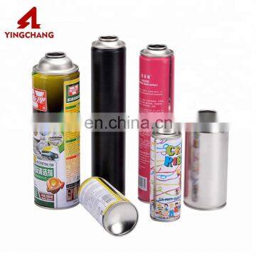 Empty necked-in tinplate insecticide aerosol spray paint can filling guangzhou