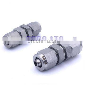 Quick Coupler O.D 8 mm PU Tube Fast Twist Hose Stainless Steel 304 Straight Intermediate Quick Hose Connection photo-5