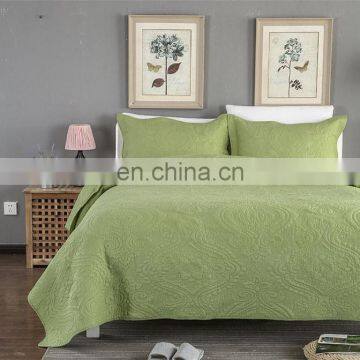 2020 New Design 100% Cotton Reactive Printing Comfortable Three-piece Luxury Bed Cover Sets photo-6