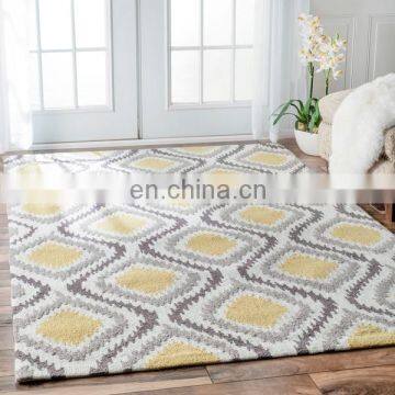 Hot Selling Fashionable Polyester Machine Knitted Rug photo-2
