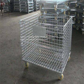 Heavy Duty Collapsible Steel Wire Mesh Pallet Container With Best Price photo-2