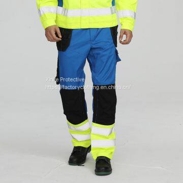 Competitive high visible safety work pants