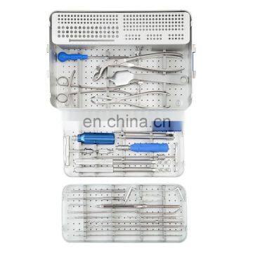 CE & ISO Marked Bone Surgery Instruments Large Fragment Locking Plates Instruments Set AO Orthopedic Surgical Instrument photo-2