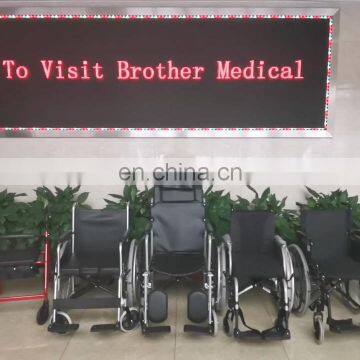 2020 high quality folding commode wheelchair with headrest