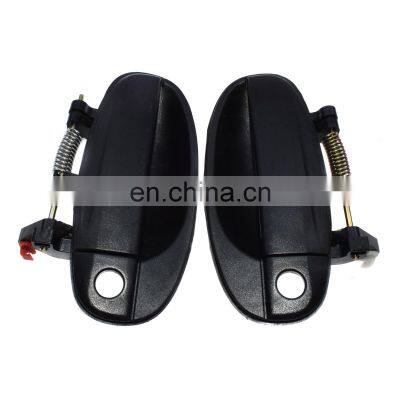 Pair For 04-08 Chevy Aveo Front Black Outside Outer Exterior Door Handles New photo-2