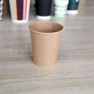 Eco-friendly biodegradable brown kraft paper cup