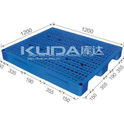 leading pallet supplier 1212C WGCZ PLASTIC PALLET（BUILT-IN STEEL TUBE）from china