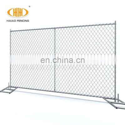 Haiao Fencing Chain Link Temporary Fence with Vertical Tube