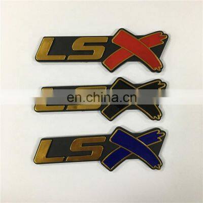 Customized Car Body Sticker LSX Letter Red Silver Yellow Decal Car Emblem Badge