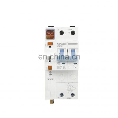 Circuit Breaker Smart Tuya  Circuit Breaker Smart Intelligent Mcb WIFI Circuit Breakers Mcb