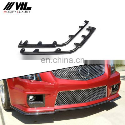 Carbon Fiber Front Bumper Lip Splitter for Cadillac CTS-V 2013 2014