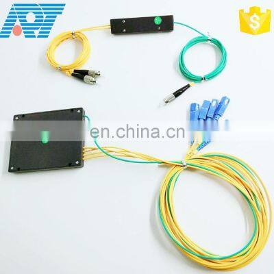 Factory Wholesale 1X2 1X4 1X8 1X16 1X32 1X64 Optical Fiber Sc Apc Upc Connector Steel Tube Type Plc Splitter photo-3