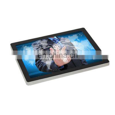 15inch Waterproof Metal True Flat Capacitive Touch Screen Monitor Case Computer POS Display