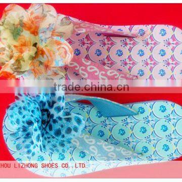 flower decorations girls eva slipper