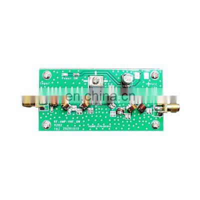 6W FM 88-108MHz or 140-170MHz DC 12v RF Power Amplifier Board for VHF Ham Radio AMP with Heat Sink