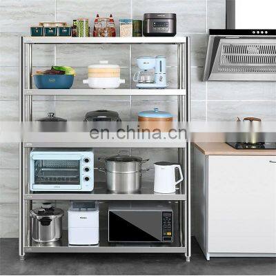 Household Kitchen Shelf Floor-standing Multi-layer Microwave Oven Storage Rack Tableware Condiment Storage Rack photo-3