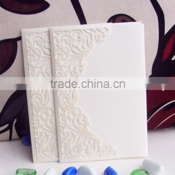 Wholesale Folding Paper Blank Classical Wedding Invitation Card