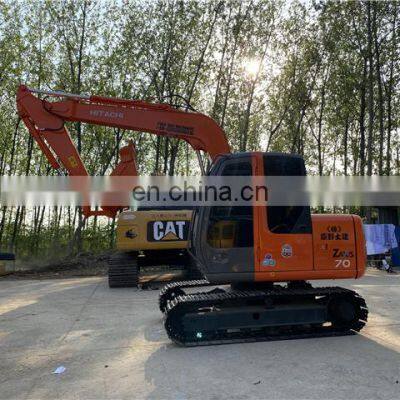 Low price hot sale hitachi used digging machine original hitachi zx70 excavator for sale