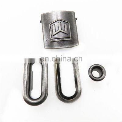 Guangdong Factory Wholesale Buckles Copper Back Strip Buckle Brass Hat Buckle For Peaked Hat photo-2