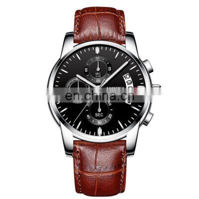 NIBOSI 2020 New Brand Quartz Watch Men Sport Watches Men Steel Band Military Clock Waterproof Gold Wrist Watch Relogio Masculino