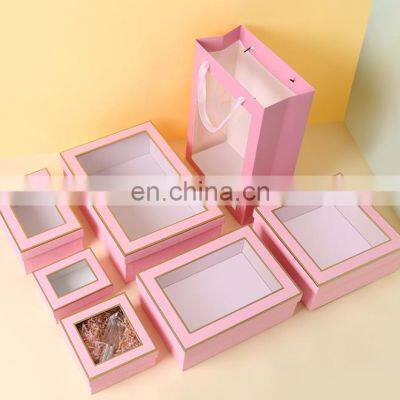 Hot Sell Manufacturer Customized Small Box Eco Friendly Biodegradable Kraft Paper Window Socks Stocking Packing Box Swaddle Wrap photo-4