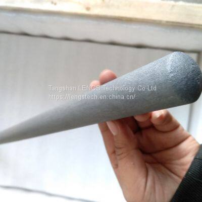 NSiC Thermocouple Protection Tubes, Nitride Bonded Silicon Carbide Ceramic Tubes, Advanced NSiC Heating Protective Tubes photo-2