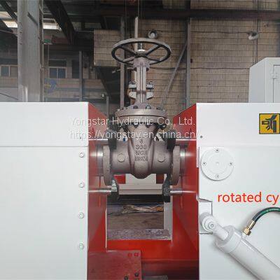 PLC Control Automatic Valve Test Bench for Flange Valve Test photo-5