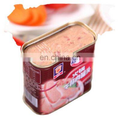 Factory Genyond complete canned meat processing plant corned beef production line port Luncheon canning making machines