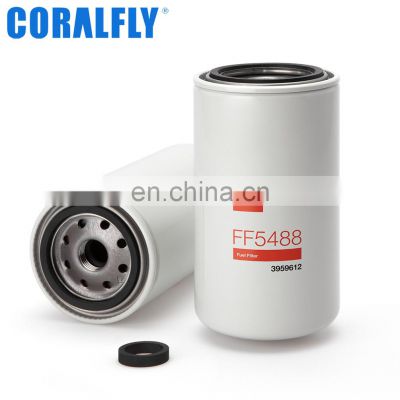 Diesel fuel filter Element Hot Sale heavy duty filter FF5488 BF7815 P550774 P10275 33697 for Fleetguard Donaldson Lube Finer