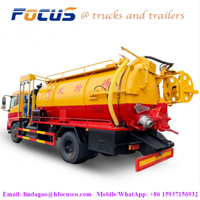 Customized DONGFENG 4x2 4x4 8m3 Dust Garbage Road Vacuum Sweeper Truck Dirty-suction Vehicle Road Vacuum Cleaner In Stock