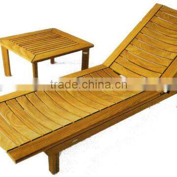 Fold up wood beach chair PFC652