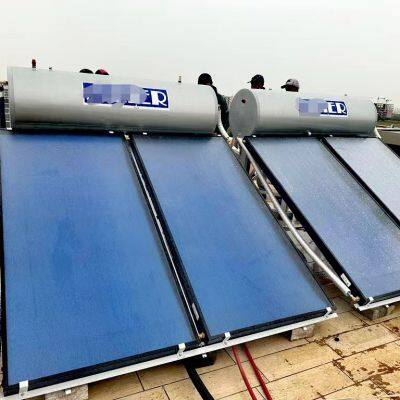 Chauffe-eau solaire à plaque plane haute pression de 150L et 300L en émail indirect, à haute efficacité, doté des certificats CE et Keymark