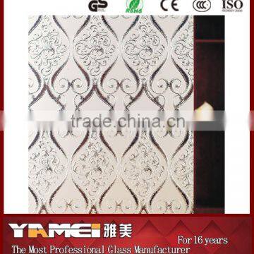 New Design Acid Etched Art Glass
