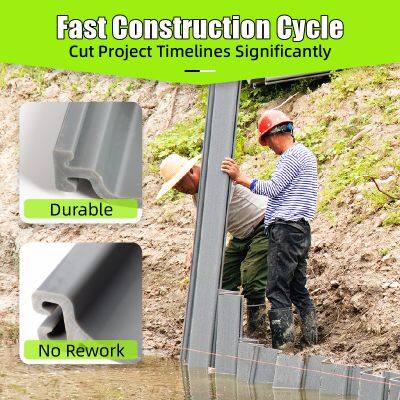 Eco-Engineering Plastic Sheet Piling for Habitat Restoration and Green Revetment Construction photo-3