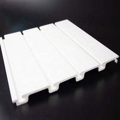 White Bracket Slatwall Pvc Panel Slatwall Pvc With Customized Size photo-5