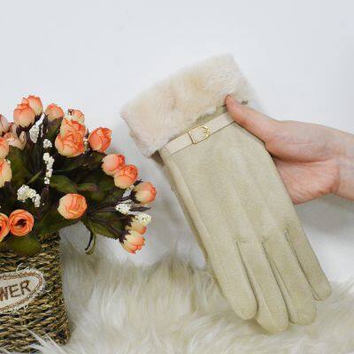 Wholesale Women Men Warm Gloves High Quality Stretch Winter Knit Gloves Factory Direct photo-4