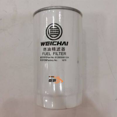 Original WEICHAI 1000442956 Fuel Filter for Wheel Loader Spare Parts in Stock.