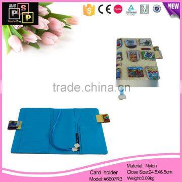 2016 China Supplier Middle PU Leather Card Holder, Note Book Cover